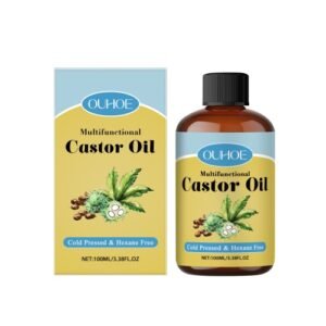 Organic Castor Oil – Hair & Skin Care Oil (100ml)