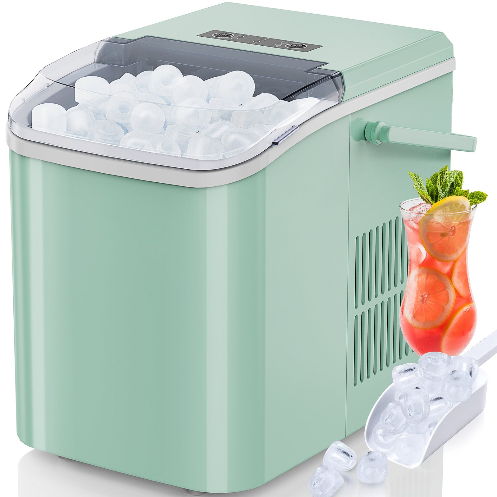 Portable Countertop Ice Maker Machine with Self-Cleaning Function and Ice Scoop - Image 5