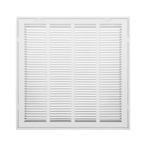 AirFlow Return Air Vent Cover 20×20 – Steel HVAC Grille (White)
