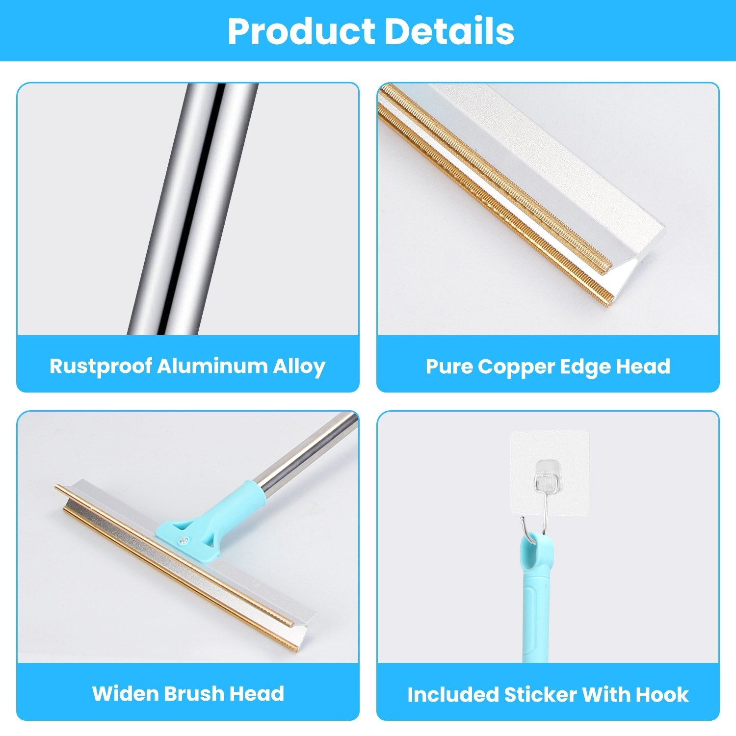 Telescopic Pet Hair Removal Rake for Carpet and Upholstery - Image 7