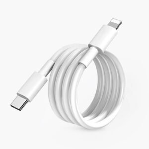 USB-C to USB-C Charging Cable for Compatible Devices (White)