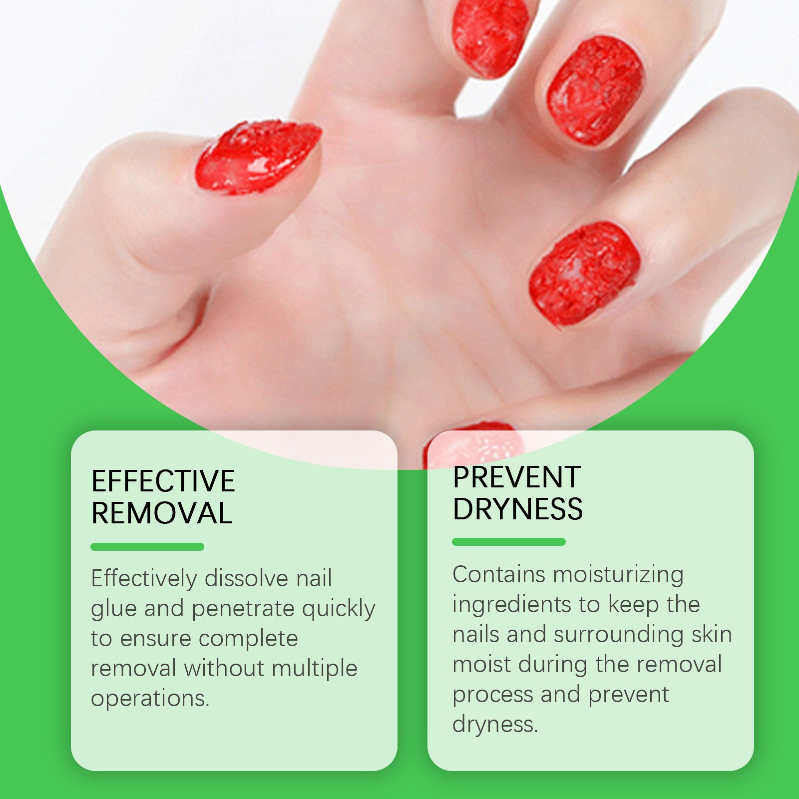 Nail Polish Remover Liquid for Gel and Regular Polish (8 ml) - Image 5