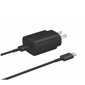 25W Type USB C Super Fast Wall Charger 6FT Cable For Galaxy S20 S21 S22