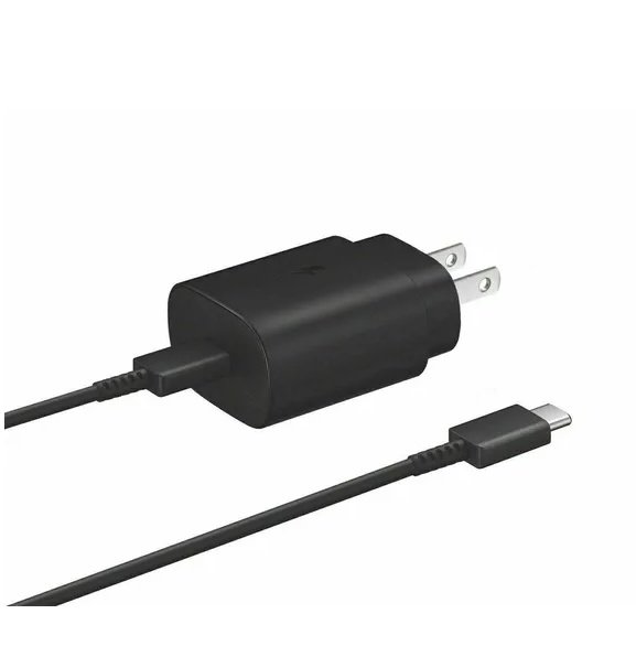 25W Type USB C Super Fast Wall Charger 6FT Cable For Galaxy S20 S21 S22