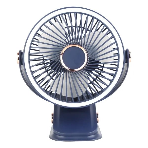Portable Clip Fan USB Rechargeable Desk Fan with Adjustable Angle and Multiple Speed Settings for Home Office Travel - Image 4